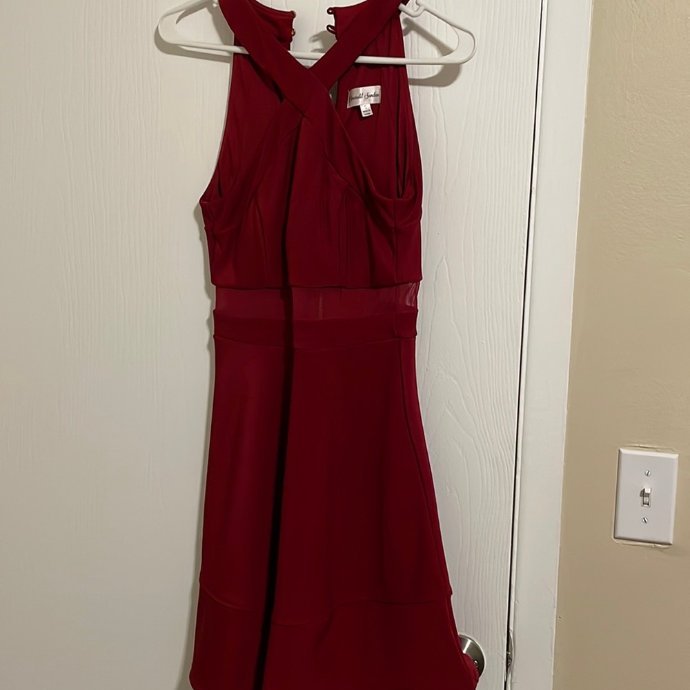 Womens wine colored dress
